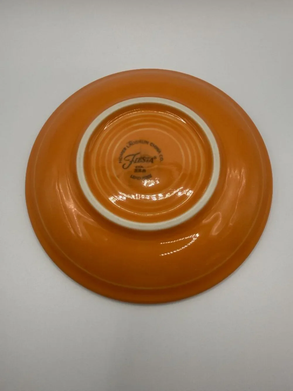 Fiesta Ware Pumpkin Orange Cup & Saucer Set